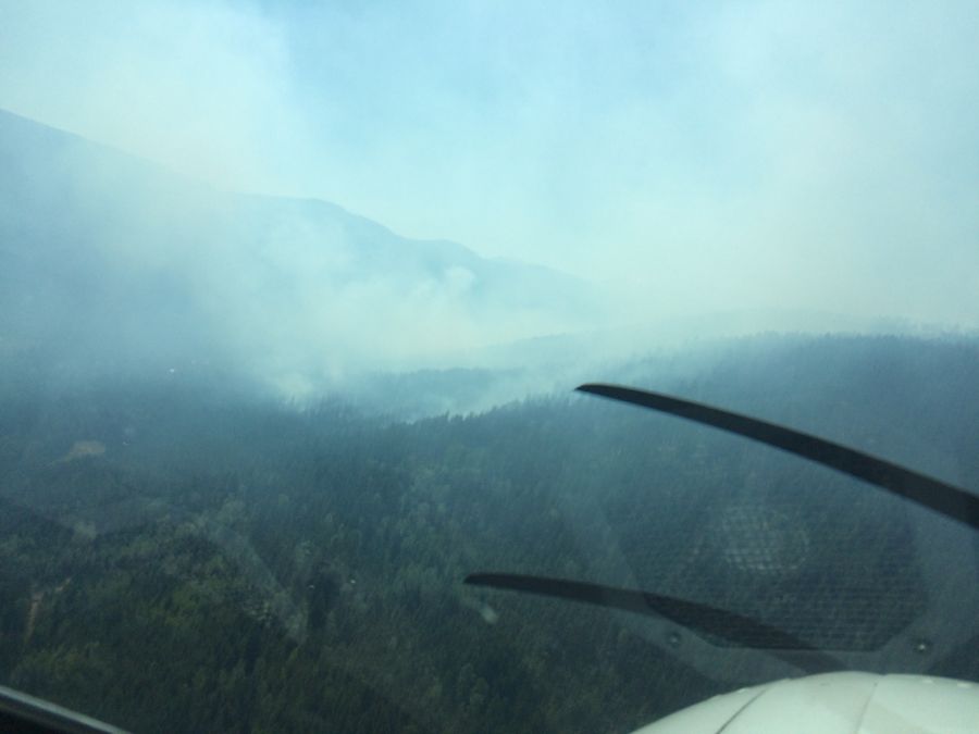 Photo credit: BC Wildfire Service  - taken August 26, 2017