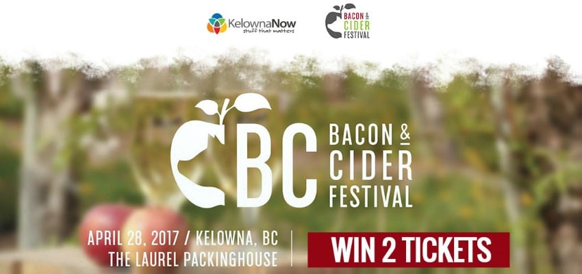 Closed – Contest Alert! Win tickets to sold-out BC Bacon & Cider Festival!