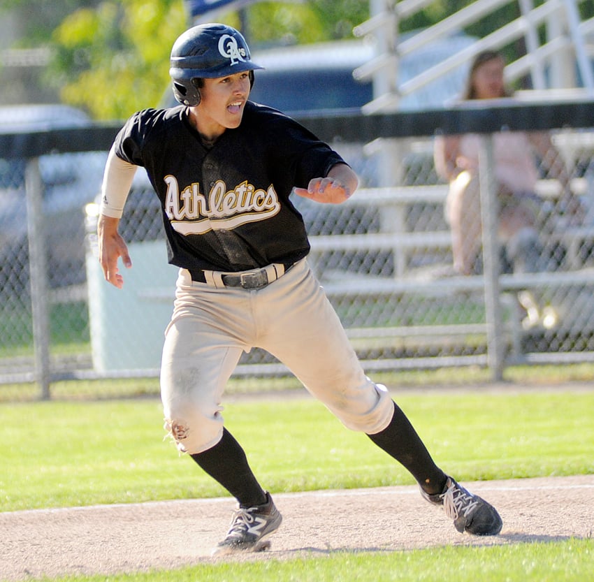 Jade Parsons of the Athletics drove in three runs in Sunday's finale.