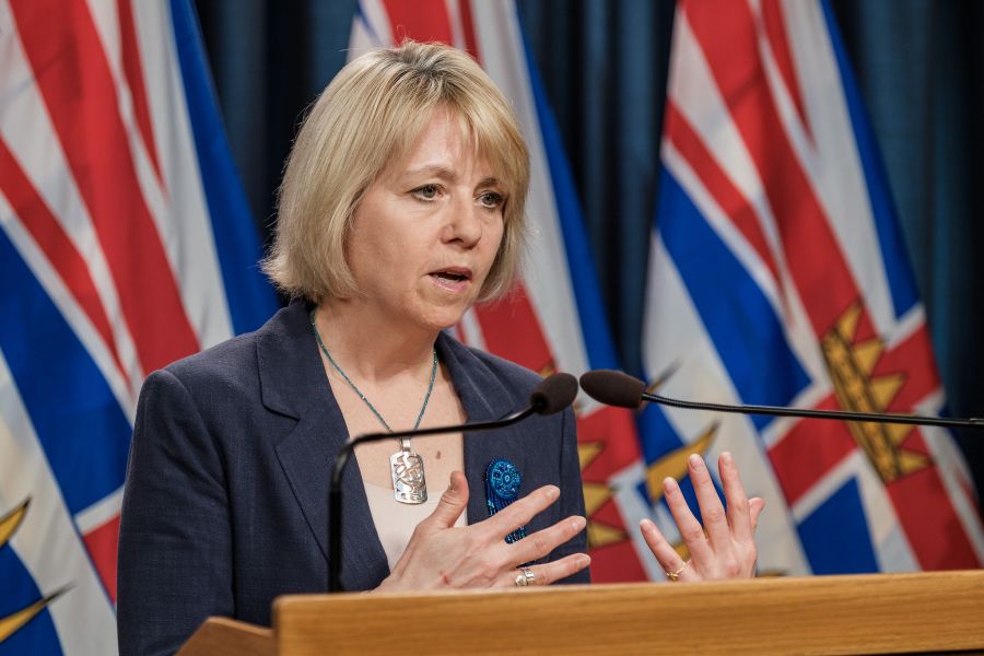 <who>Photo Credit: Government of BC</who>Dr. Bonnie Henry