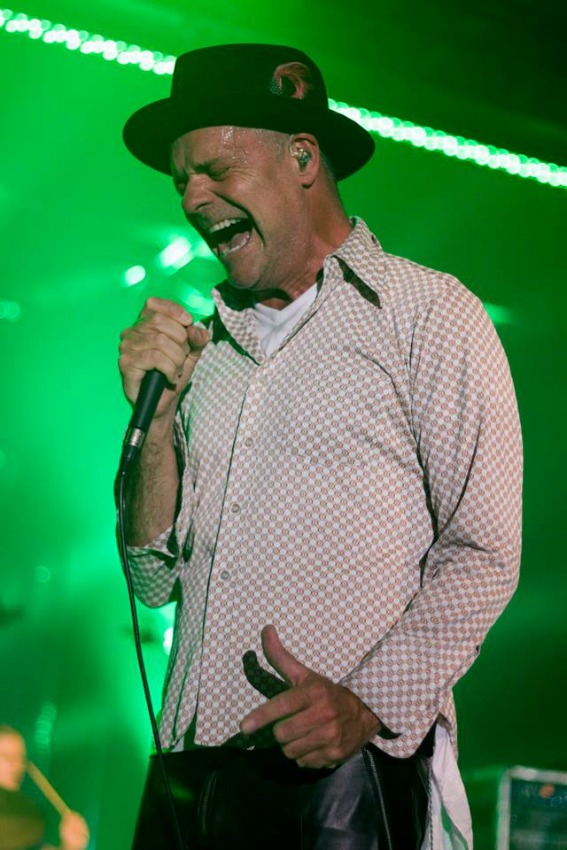 Gord Downie performing with the band in Ontario in 2015.