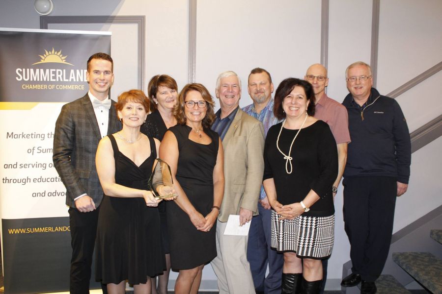 <who>Photo credit: Summerland Chamber of Commerce</who> 2017 Awards gala 