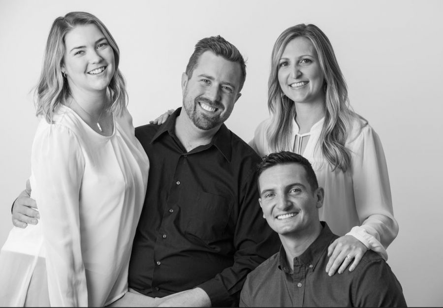 </who>Couples Jullian and Chad Haller, left, and Jon and Jessica De Bruyne own and operate Kelowna Concierge, a finalist in the 'small business of the year' category.