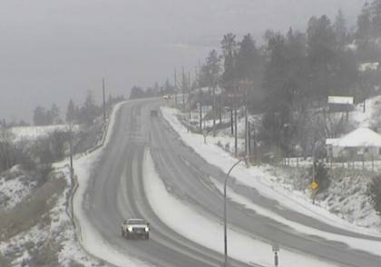 <who> Photo Credit: DriveBC </who> Conditions along Highway 97 at the time of the collision