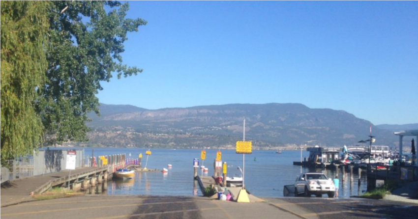<who> Photo Credit: City of Kelowna </who> Cook Road boat launch.