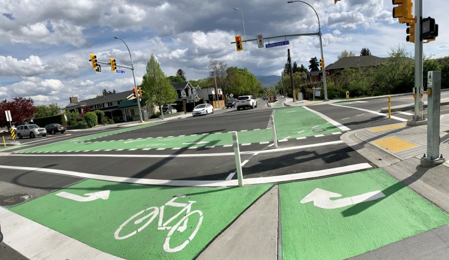 <who>Photo Credit: City of Kelowna</who>A section of Ethel Street that's already been done.