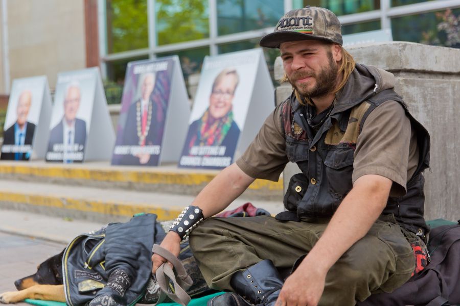 Protestor Kevin (no last name given)