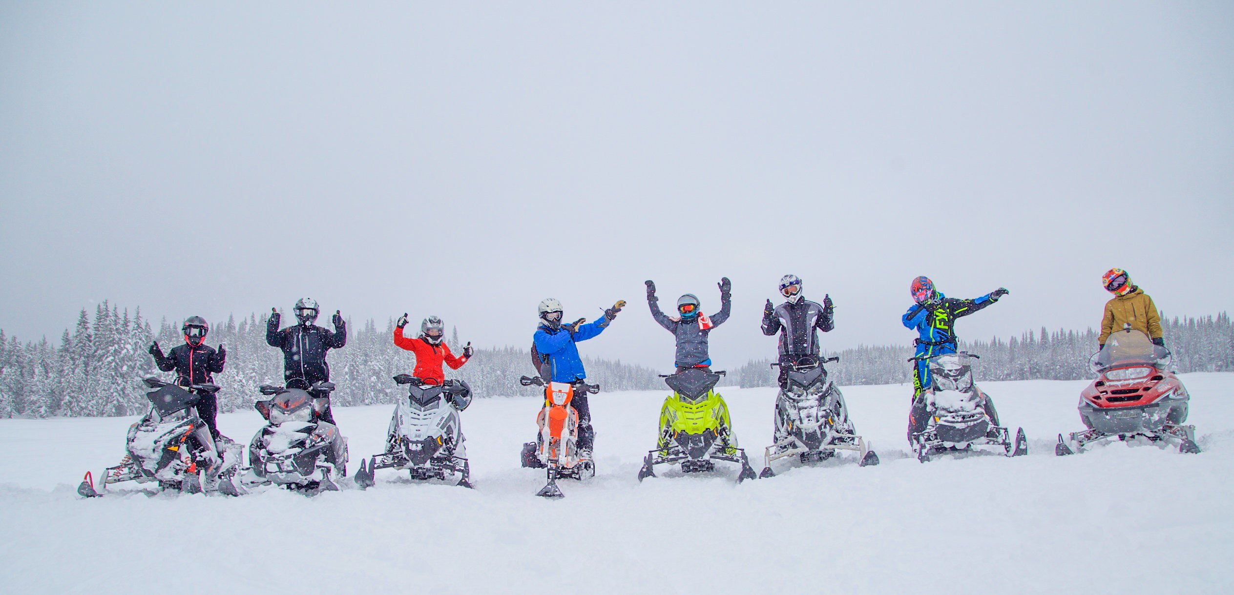 Shredding powder in the Graystokes with M&M Motorsports