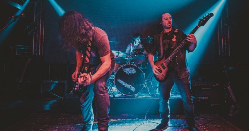 The Carbons performing at Red Room in Vancouver.