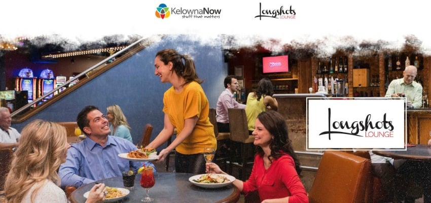 Closed – Contest alert! Win a $100 gift card to the Local Eats Monthly feature: Longshots Lounge at Chances Kelowna