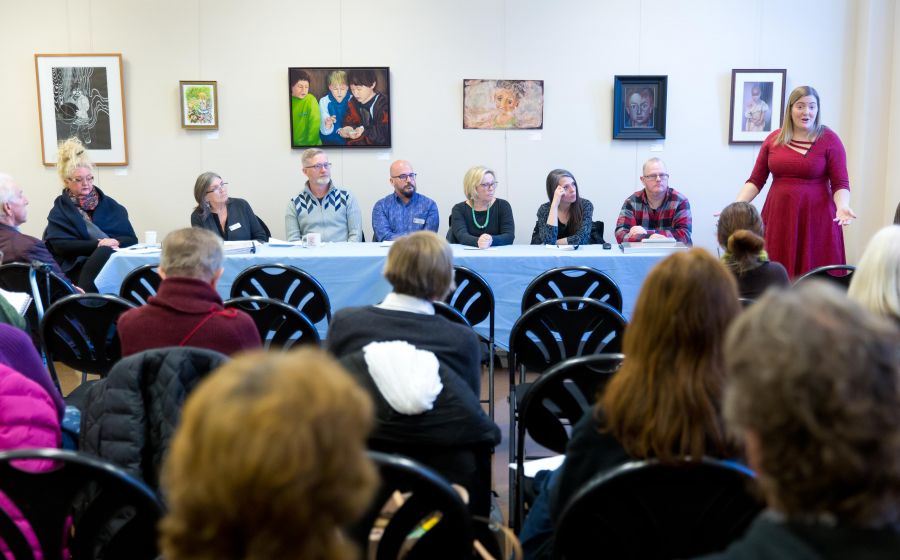 <who>Photo Credit: NowMedia/Gord Goble</who> One of several OSA meetings as it scrambled to keep its home