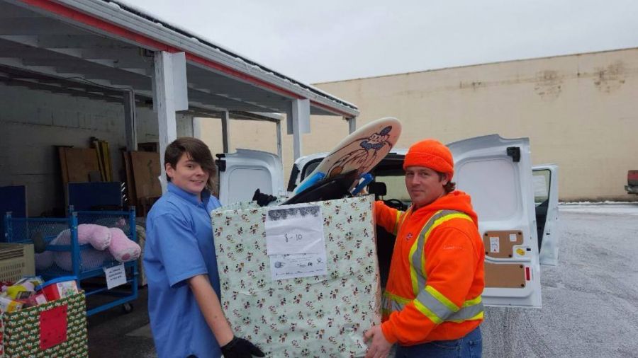 <who>Photo Credit: KelownaNow</who> Kelowna Santas was able to donate many toys and gifts to another worthy cause after satisfying the needs of registered families.