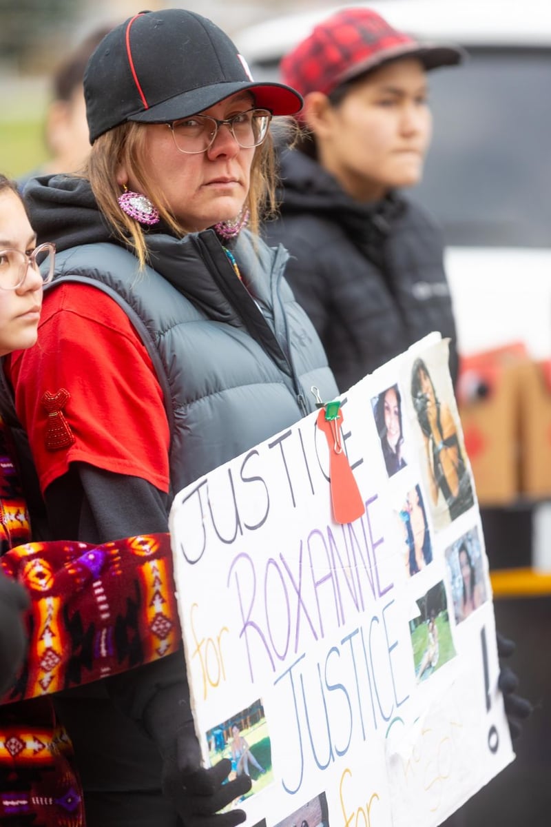 Photos and quotes from the 'Justice 4 Roxanne Louie' protest walk