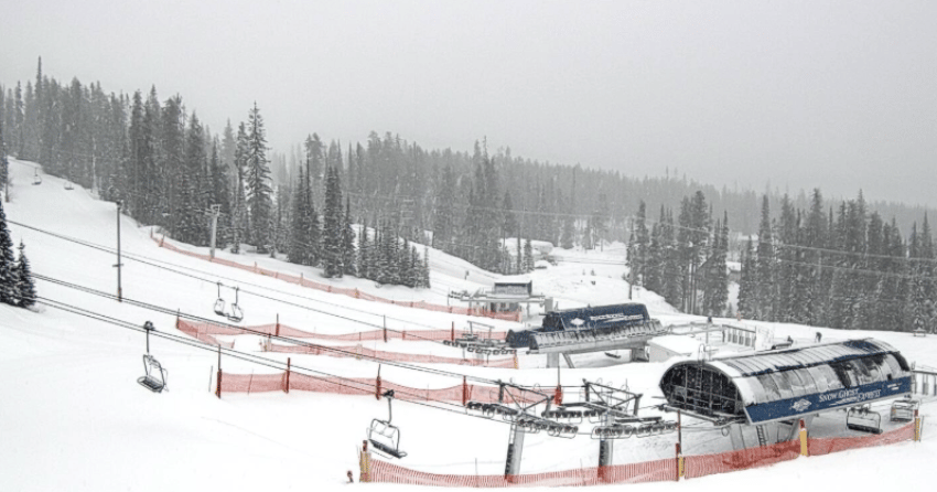 Big White: Fresh powder, calm winds and limited visibility