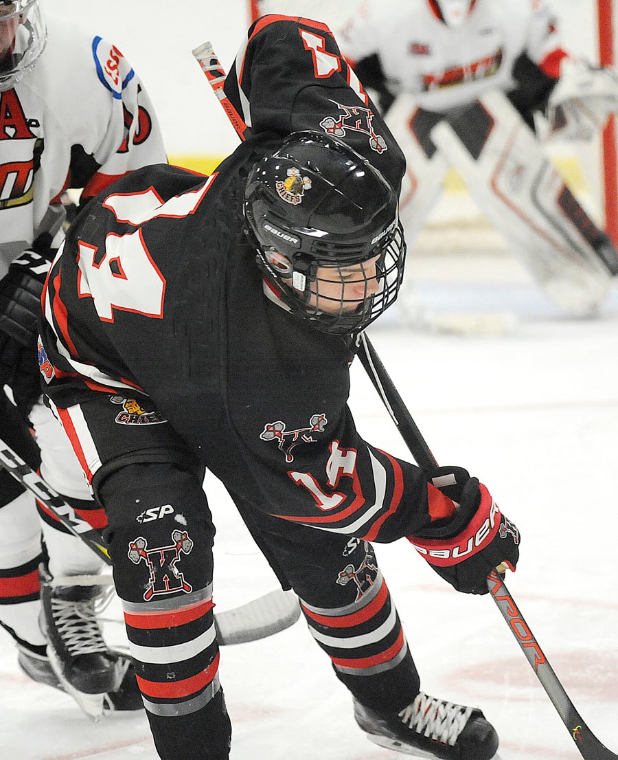 <who>Photo Credit: Lorne White/KelownaNow </who>Kayson Gallant leads the Chiefs with 19 points in 11 games.
