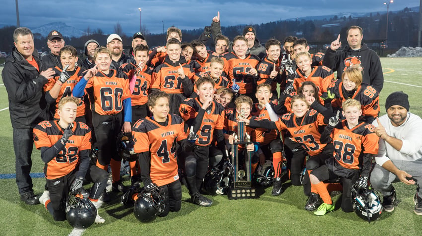 Kelowna minor football team brings home B.C. championship