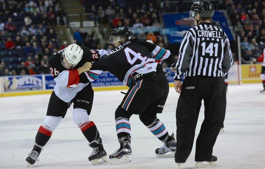 <who>Photo Credit: KelownaNow</who>After losing the division title to Prince George by a single point last year, the Rockets will look to beat up on those Cougars this season.