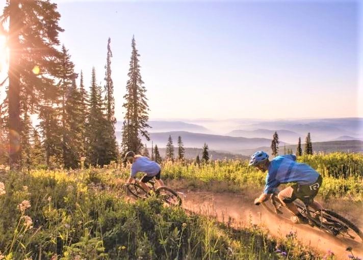 </who>Silver Star has more than 125 kilometres of cross-country and downhill mountain biking trails.