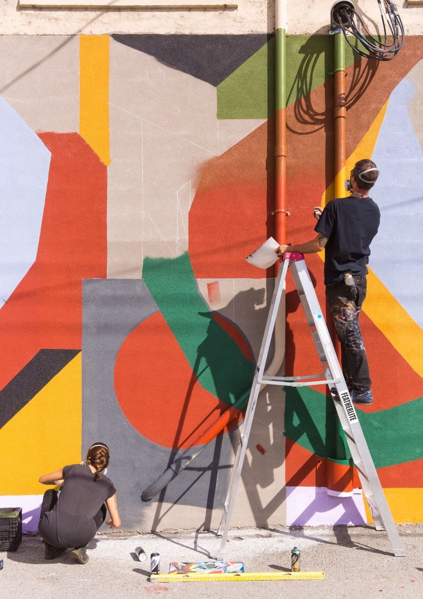 <who>Photo Credit: NowMedia>/who> Murals were big news at Arts Rising 2018