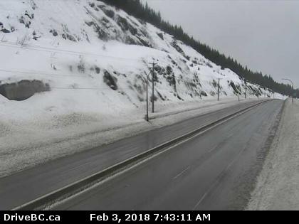 Highway 5, Coquihalla Summit, looking north.