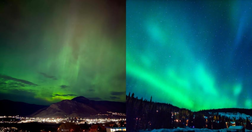PHOTOS: The Northern Lights showed off in Kamloops last night