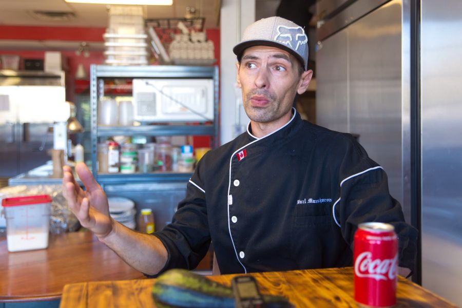 <who>Photo Credit: NowMedia</who> Karl Mancheron of KJ Coffee Bar was thoughtful in his replies