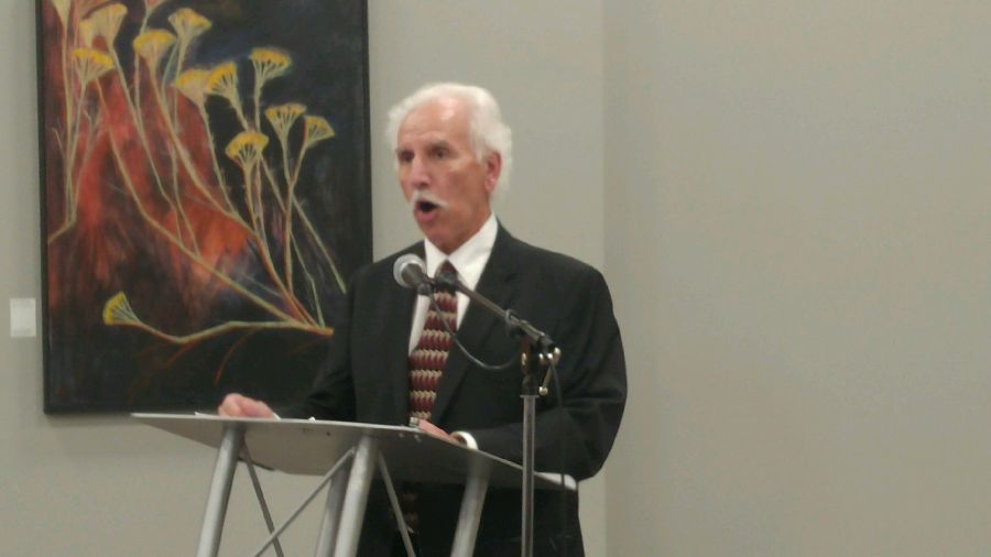 Former Penticton councillor John Vassilaki talked about public safety, crime and safe injection sites Tuesday evening.