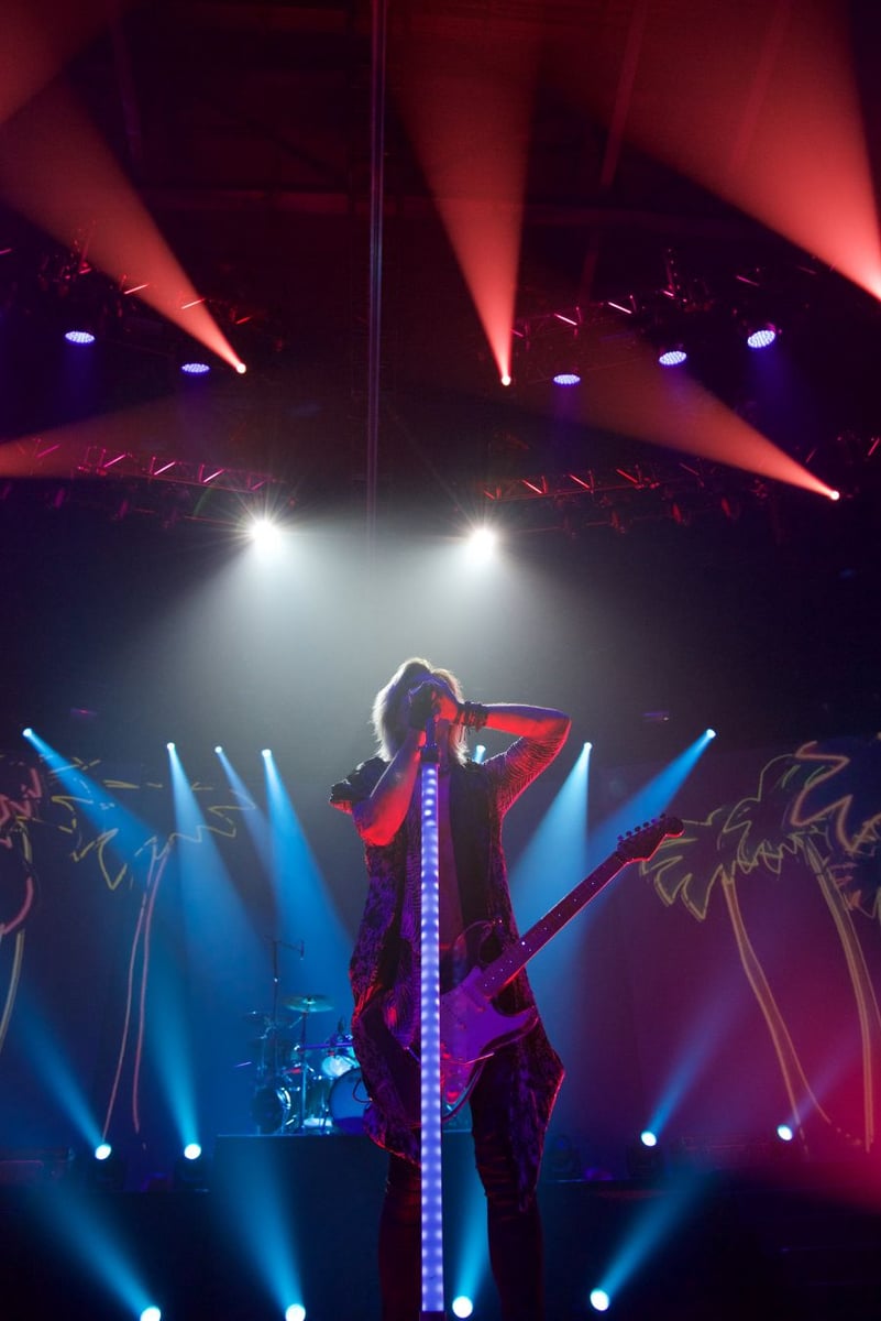 Lead singer Josh Ramsay opening the show