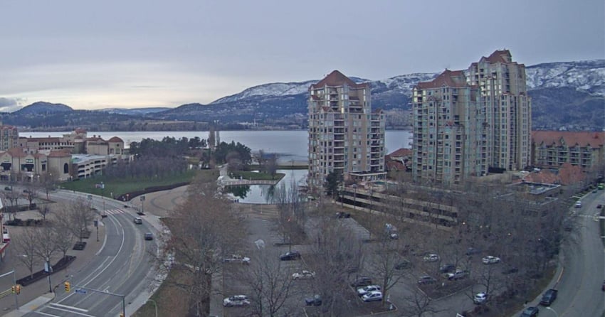 Kelowna weather: Chance of flurries, high of -5°C