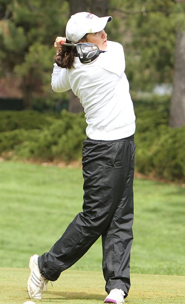 <who>Photo Credit: SFU Athletics </who>Kelowna's Kylie Jack among leaders for SFU golf team.