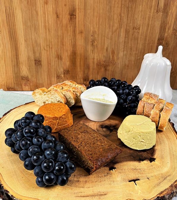</who>Vegan options make any cheese board look and taste great.