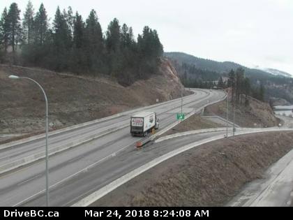 Lake Country - Hwy 97, by Wood Lake, looking north.