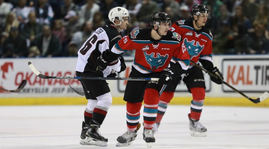 File photo - KelownaNow - Cal Foote had one goal and one assist and was named the game's third star.