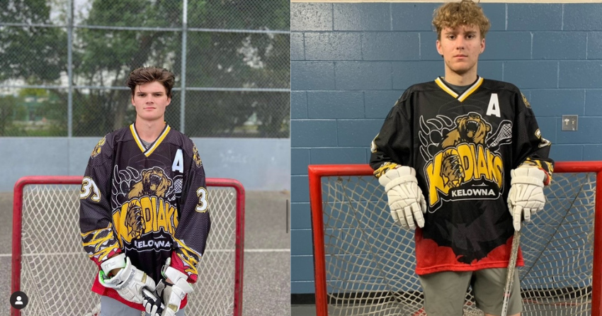 <who> Photo Credit: Contributed </who> Parts of the leadership core for the 2022 season. Left is assistant captain Colin MacGregor and right is assistant captain Justin Charlton.