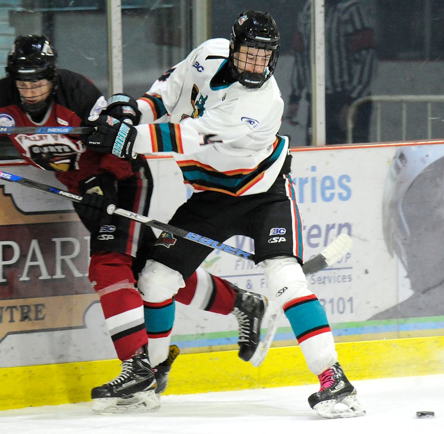 Cameron Moger of the Rockets is second among league defenceman with 12 points (three goals, nine assists).