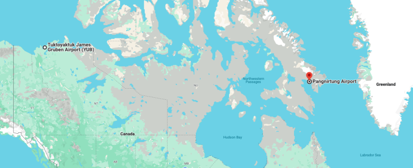 <who> Photo Credit: Environment Canada </who> The cold and hot spots in Canada as of about 1:25 pm on Monday, Jan. 15, 2024.