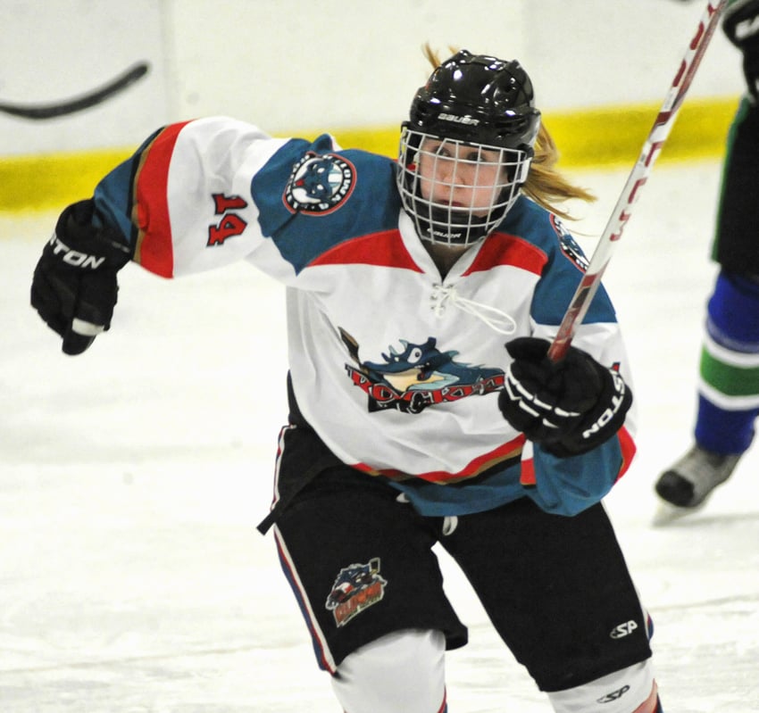 <who>Photo Credit: Lorne White/NowMedia</who>Julia DeVito had a pair of two-goal games and scored in the championship-game shootout.