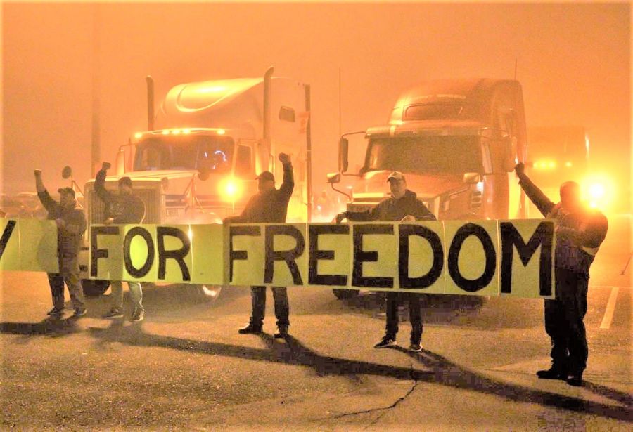 </who>Freedom Convoy 2022 leaves Vancouver on Sunday and truckers from across the country can join and converge to arrive in Ottawa on Jan. 29 to demand an end to COVID mandates and restrictions.