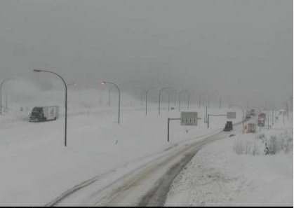 Current conditions at the Coquihalla Summit.