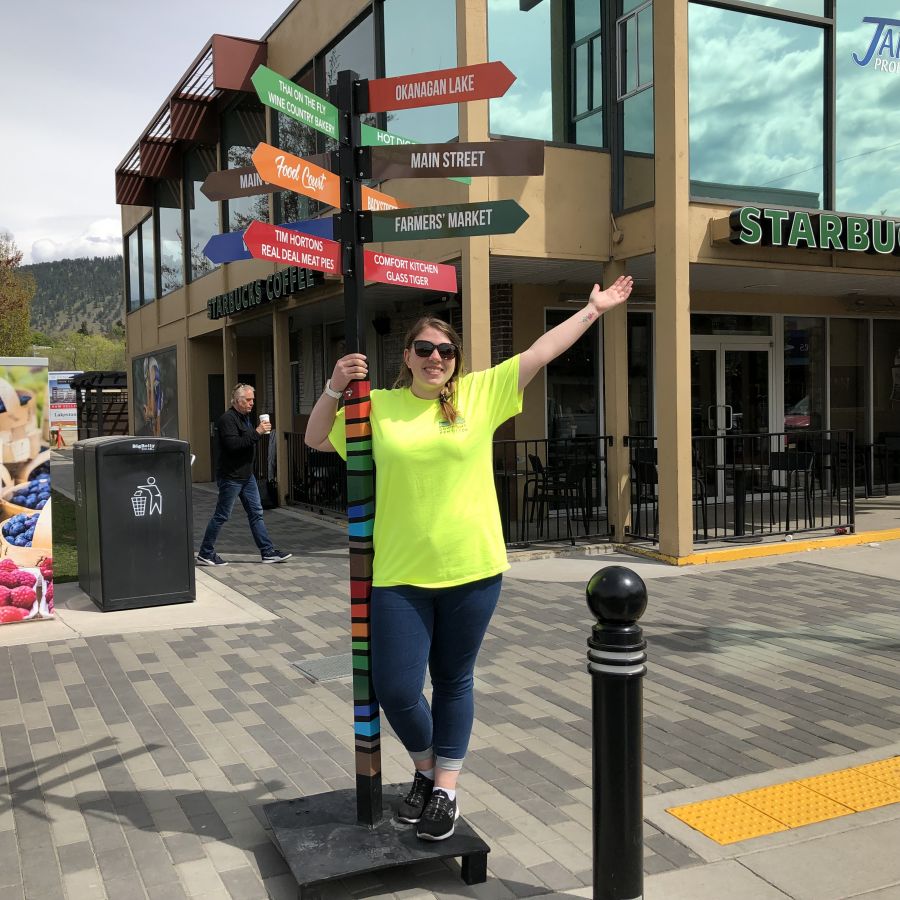 <who>Photo Credit: Downtown Penticton Association</who> DPA Market Manager Amber Belcourt