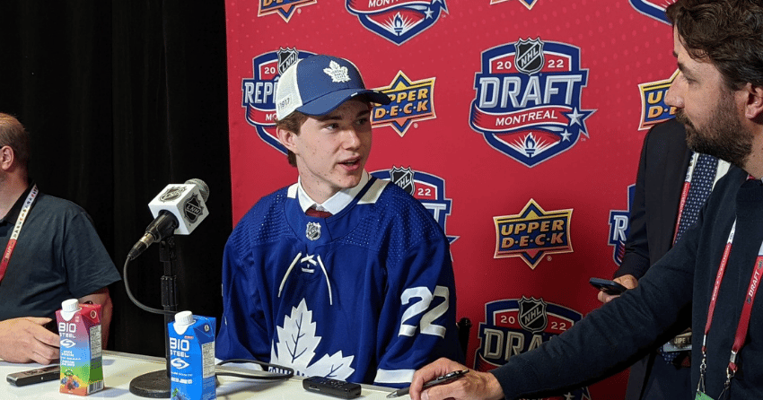 Blazers centre Fraser Minten drafted by Toronto Maple Leafs