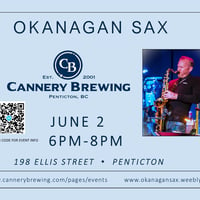 Okanagan Sax Live at Cannery Brewing