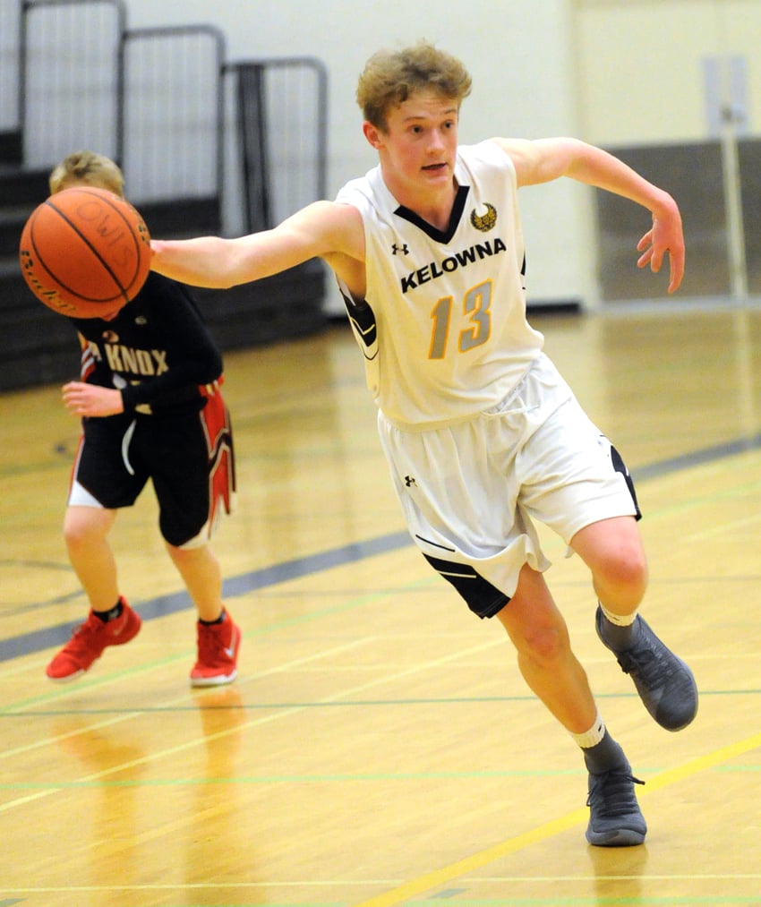<who>Photo Credit: Lorne White/KelownaNow </who>Ethan Braam and the KSS Owls finished 12th among 32 teams at the provincial junior boys invitational.