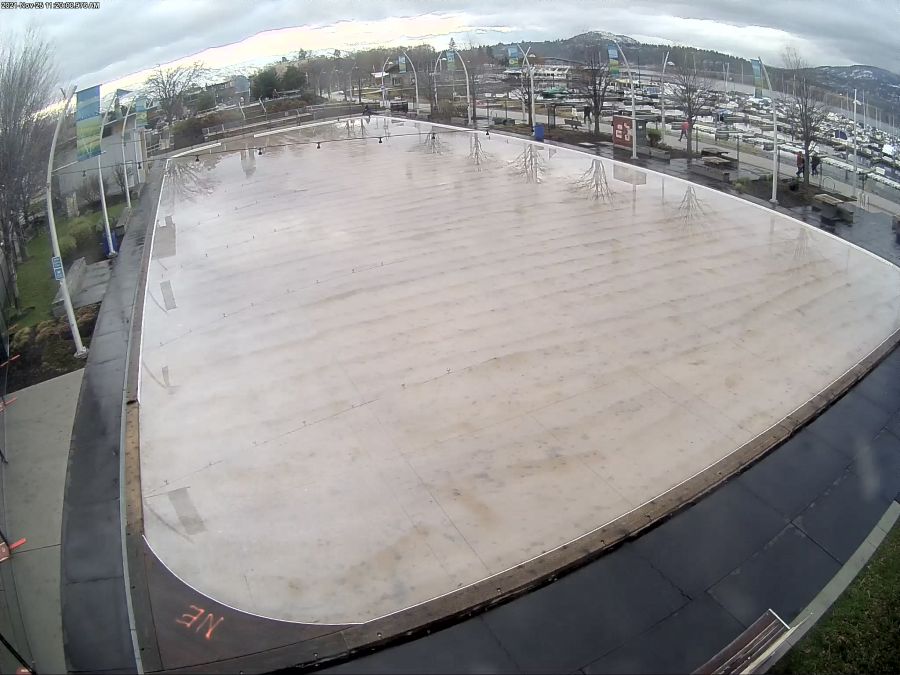 <who>Photo Credit: City of Kelowna</who>The still-image live cam on Nov. 25. The ice isn't in yet, but it will be there next week!