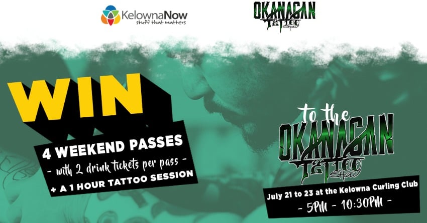 Closed – Flash Contest Alert! Win passes and a tattoo session at the Okanagan Tattoo Show!