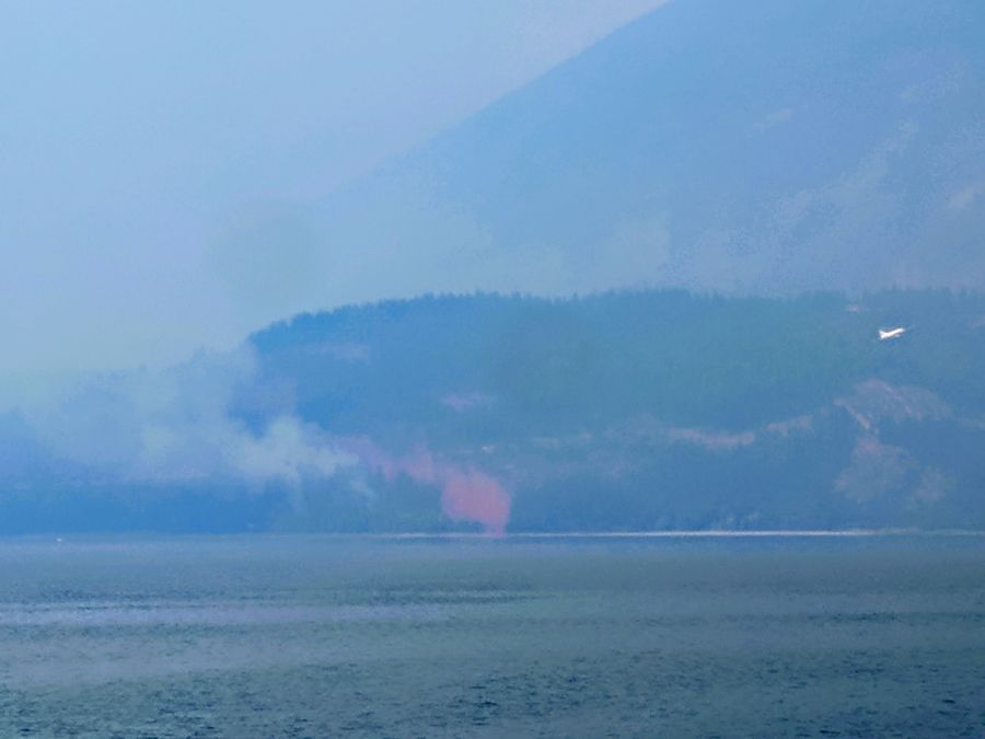 Photo credit: James Clark - from Sunnybrae Park of the Kault Hill fire.