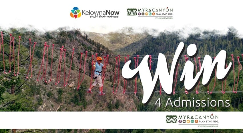 Closed – Contest Alert! Win four passes to Myra Canyon!