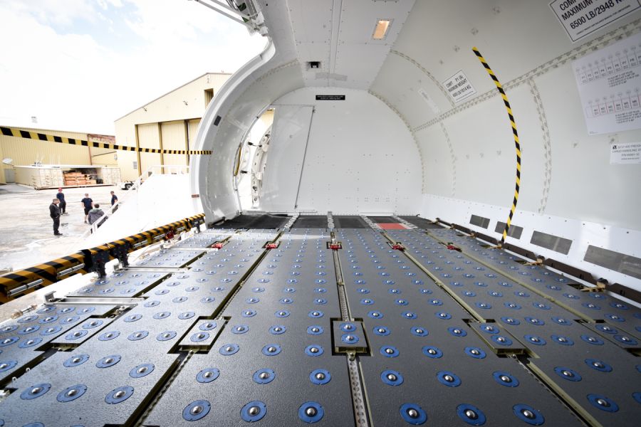 </who>The conversions see planes stripped of all seats, overhead bines, washrooms and galleys in order to create a wide-open space for cargo hauling.