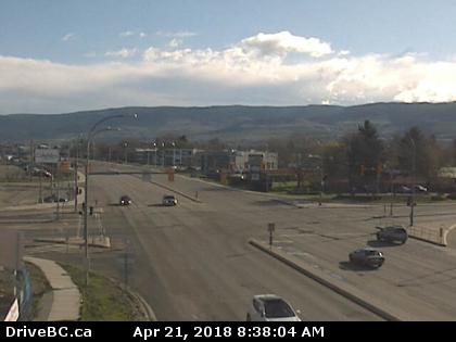 HWY 97 at HWY 33 in Kelowna, looking north on HWY 97.