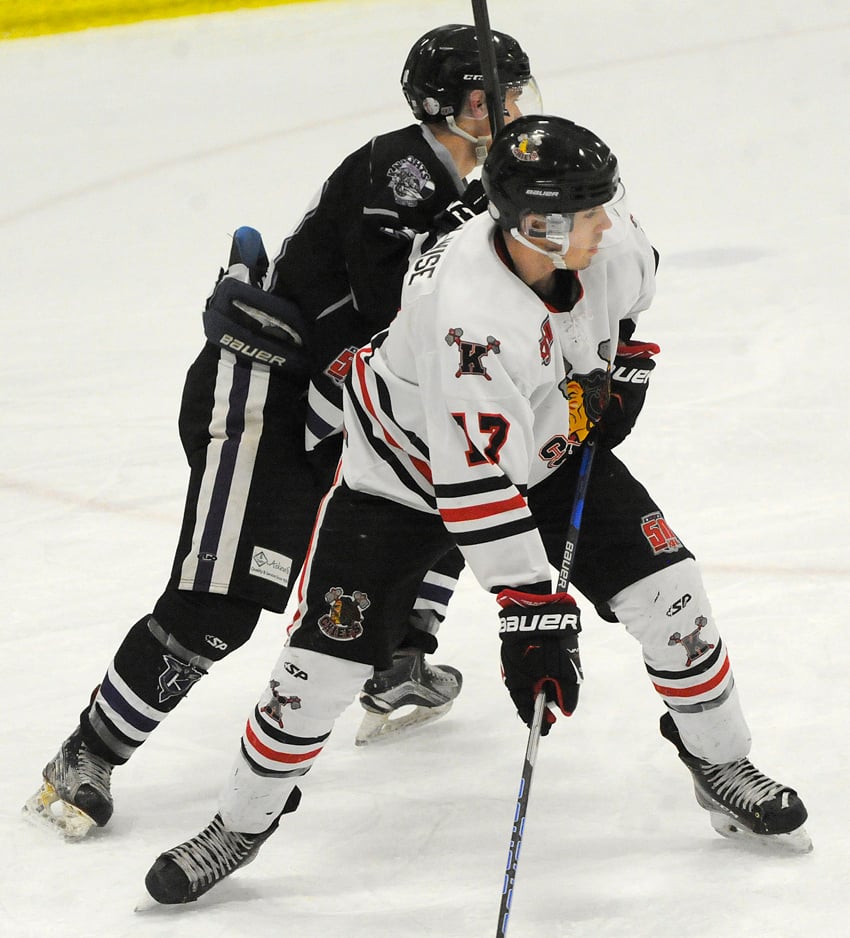 <who>Photo Credit: Lorne White/KelownaNow </who> Aidan Bar-Lev-Wise opened the scoring for the Chiefs in their fourth straight win against North Okanagan.